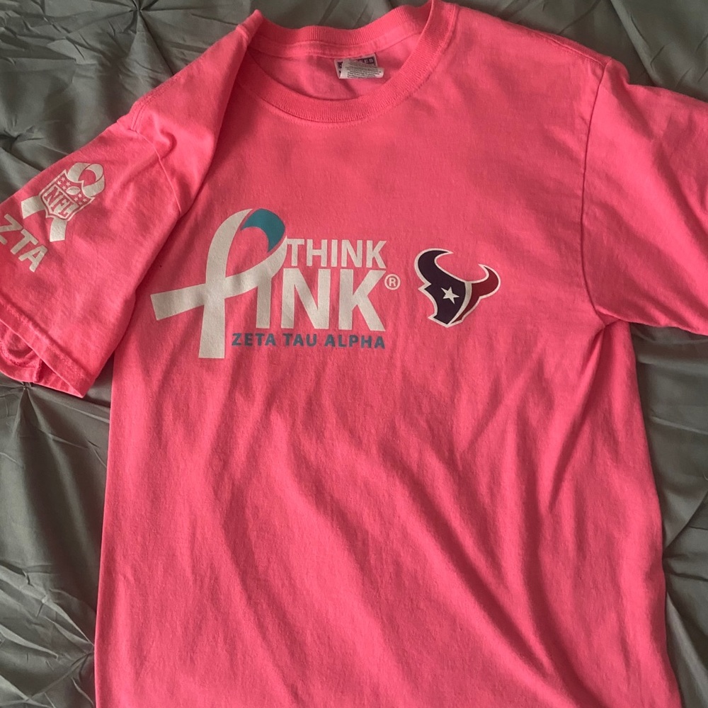Zeta Tau Alpha Shirt ZTA Texans Football